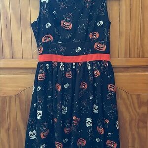 Sourpuss Black and Orange Dress